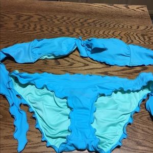 Used Victoria secrets two piece bikini large